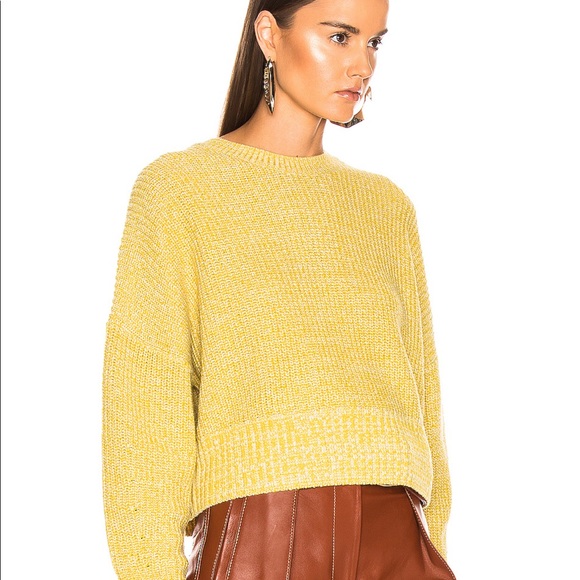 A.L.C. Webster cashmere cotton yellow sweater - Picture 2 of 6